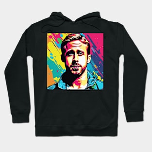 Ryan Gosling vector art fan works graphic design by ironpalette Hoodie